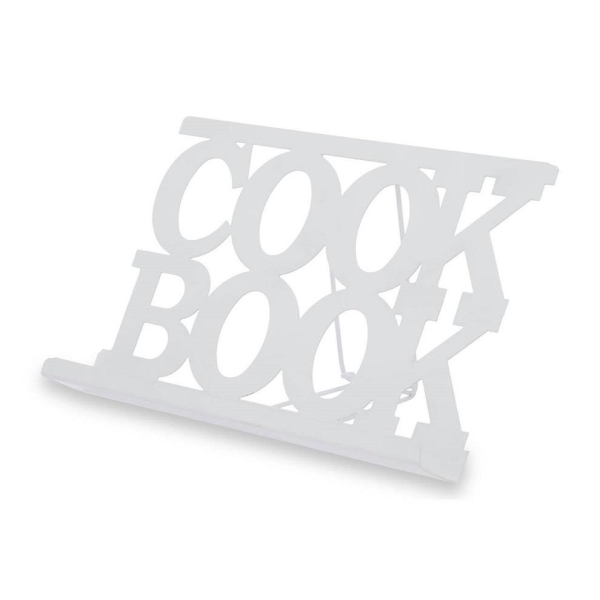 WHITE COOK BOOK STAND