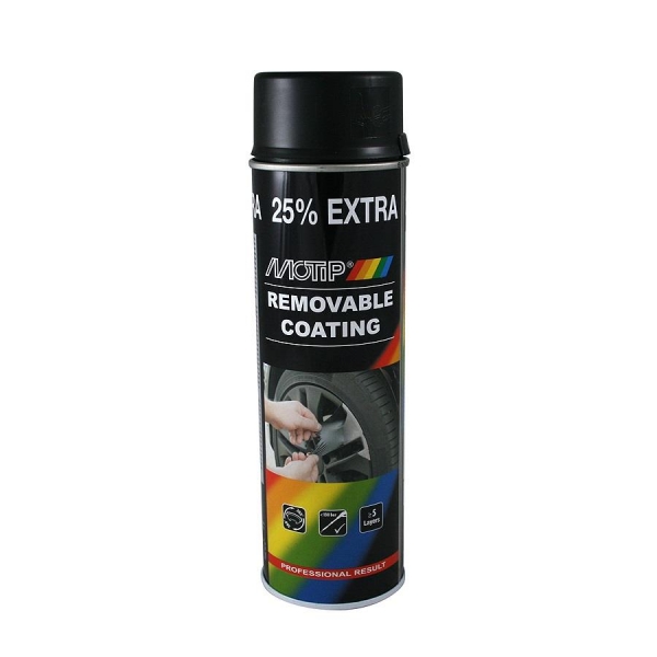 Sprayplast Black Matt Stripable Paint 500ml