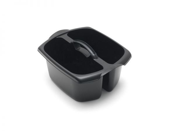 ADDIS Garden Home Cleaning Utility Plastic Caddy Black with Handle