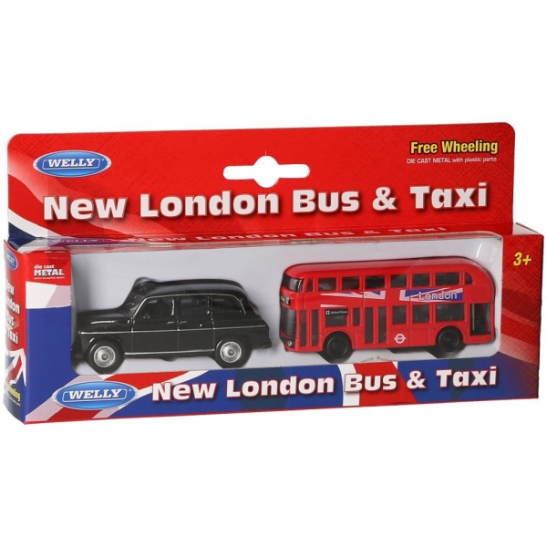 Dc New London Bus And Taxi Model 8Cm