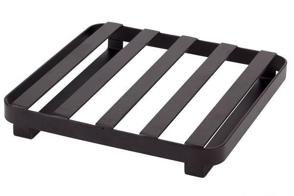 Black Flat Iron Metal Heat Resistant Pot Stand Trivet