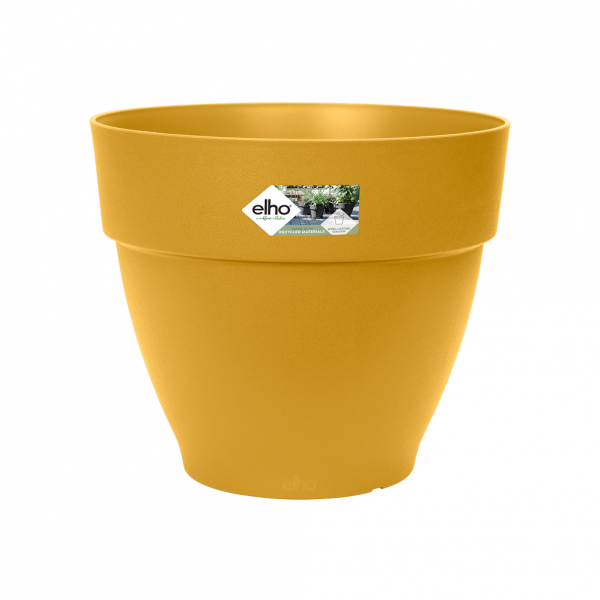 Vibia Campana Round 20CM Honey Yellow Flower Pot