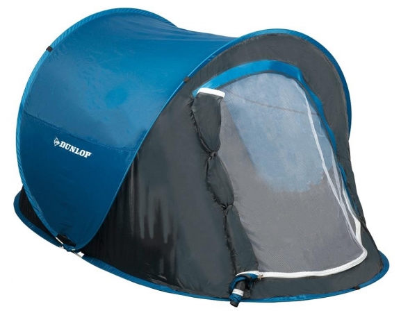 Dunlop Pop-up Tent 1 Person 220 x 120 x 90 cm Blue