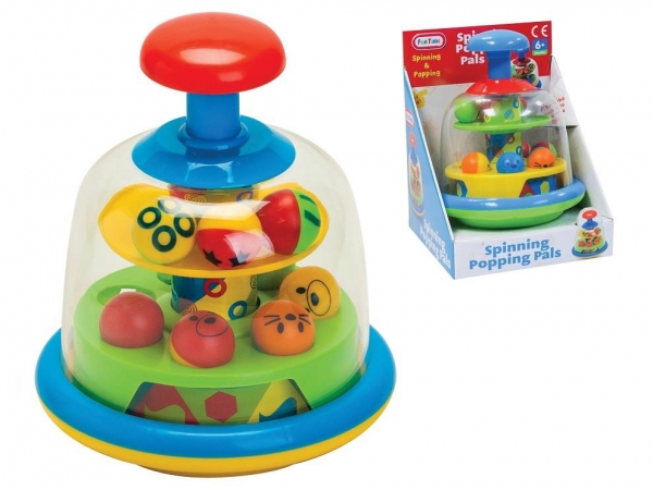 Fun Time Spinning Popping Pals Baby Toy