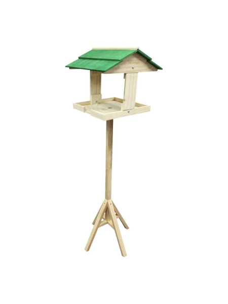 Wooden Wild Bird Feeding Station Table Free Standing Bird Table