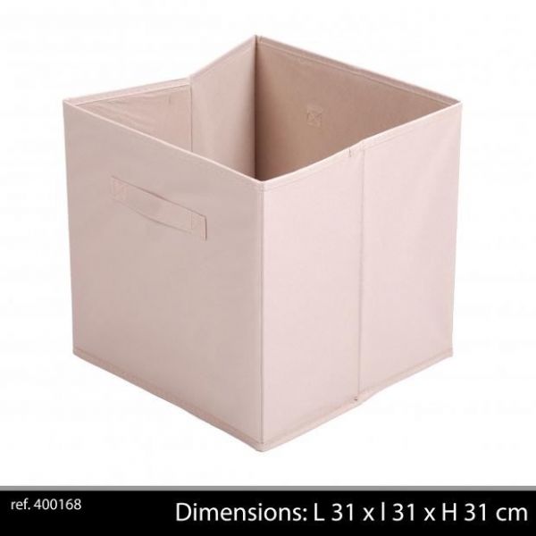 Fabric Storage Cube 31X 31 X31 Cm Linen