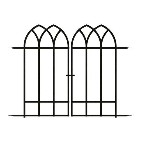 Gothic Gate Black 92x92cm