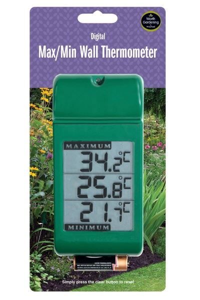 Digital Max/Min Wall Thermometer Gardening