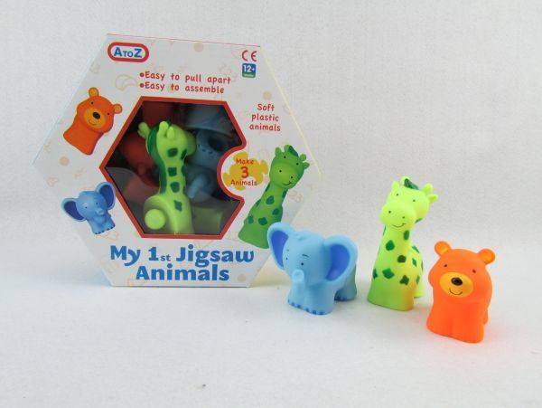 My First 3Pcs Animal Jigsaw Puzzle Activity Toy