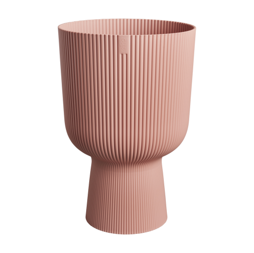 Vibes Fold Coupe 30cm Delicate Pink Medium Indoor Plant Pot Recycled Plastic
