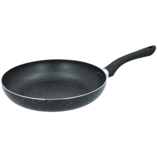 Frying Pan Diameter 28 cm Marbled Aluminium Black