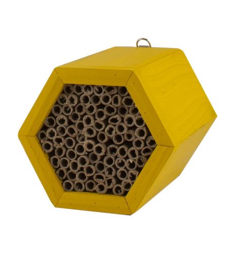 Honeycomb Modular Mason bee House With Refillable Nest tubes.