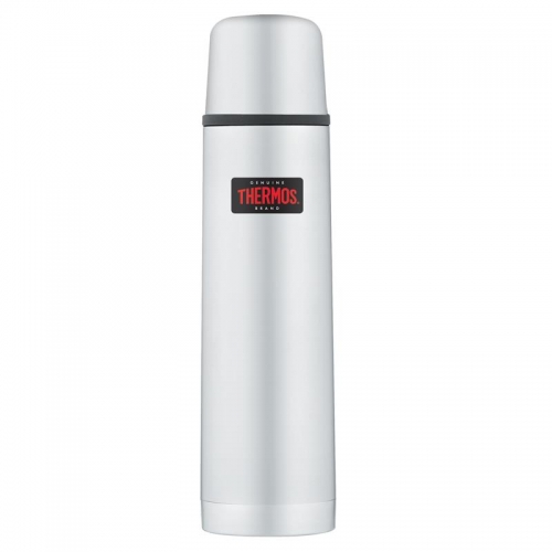 Thermos Thermes Stainless Steel Flask Light and Compact 1L Drinkware Insulated Beverage Button Insulation Lightweight Stopper Water Bottles Tumbler Mug Bottled Portable