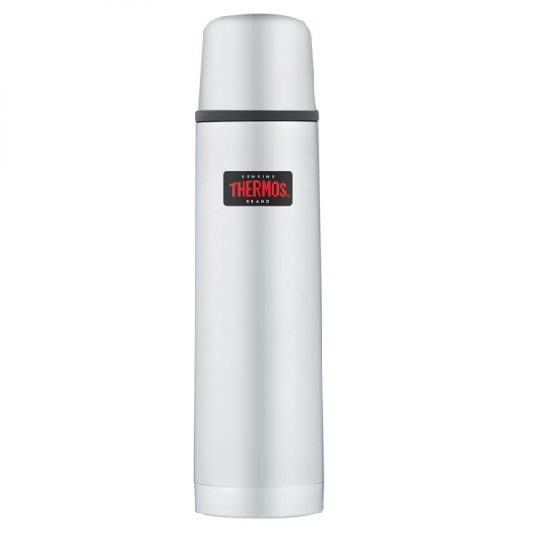 Thermos Thermes Stainless Steel Flask Light and Compact 1L Drinkware Insulated Beverage Button Insulation Lightweight Stopper Water Bottles Tumbler Mug Bottled Portable