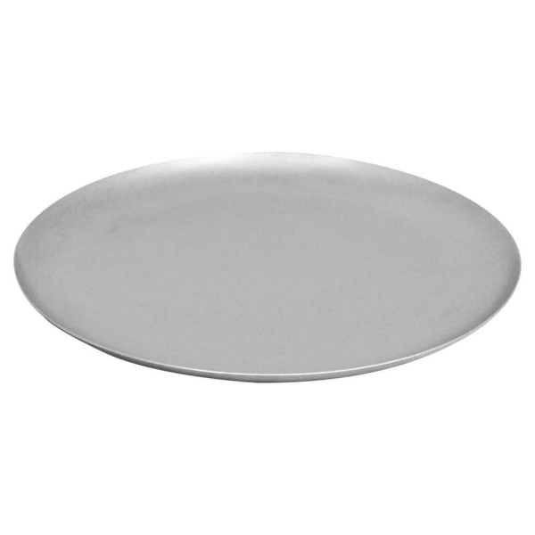 Vintage Steel Shallow Plate 18cm Stainless Steel Retro Design Dishwasher Safe