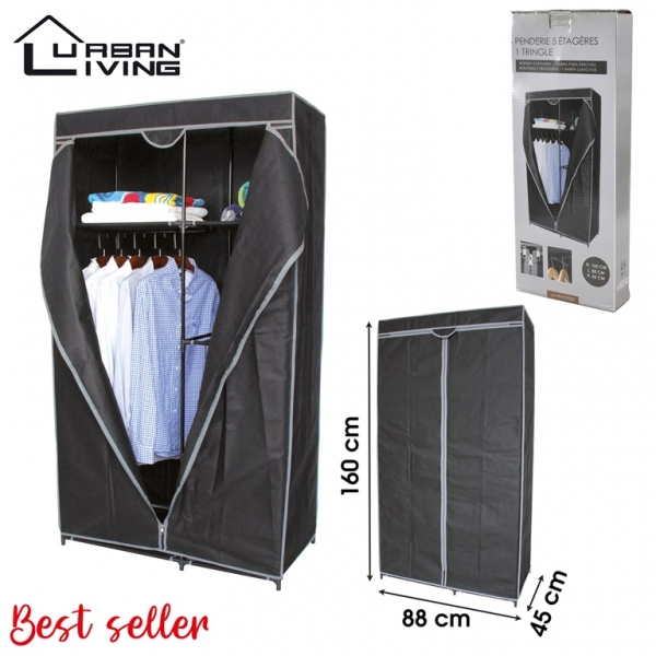 Wardrobe Easy Storage 88x45x160 Non Woven