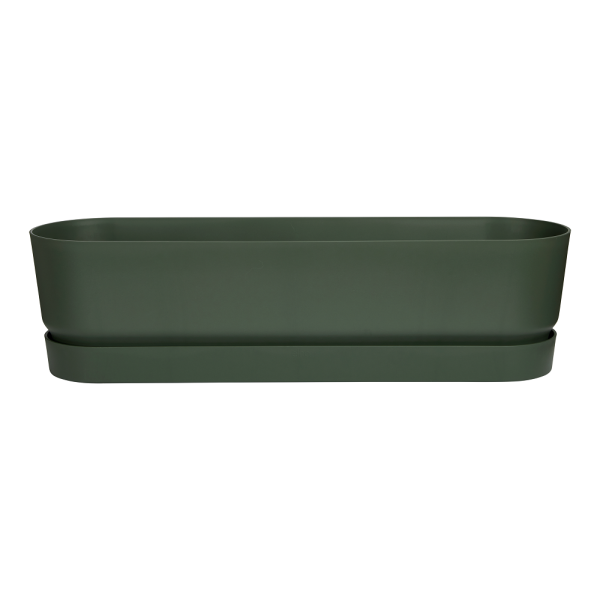 Greenville Trough 70cm Leaf Green Eco Friendly Outdoor Planter with Reservoir