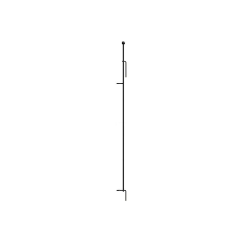 Small Multi-Purpose Grid Fence Latch Post Stake, H91CM, Black