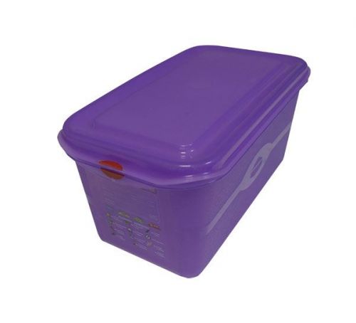 Pro Colour Coded Container 1/3 6Ltr Purple Gastronorm Storage Box