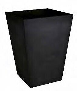 Stewart 40cm Tall Square Basalt Planter Black UV Resistant Frost Proof Durable