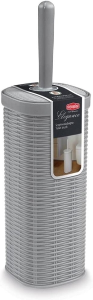 Elegance toilet brush Stone Grey Rattan