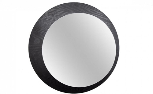 Abstract Mirror With Black Edging