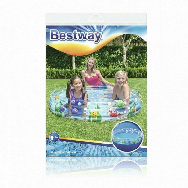 Bestway Sealife Paddling Pool for children 152x30CM