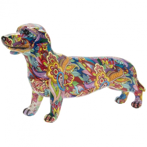 Groovy Art Dachshund Bright Dog Lover Gift