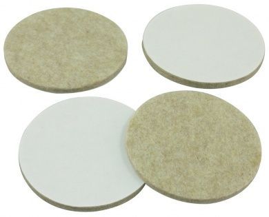 4 Piece 75mm Felt Pads