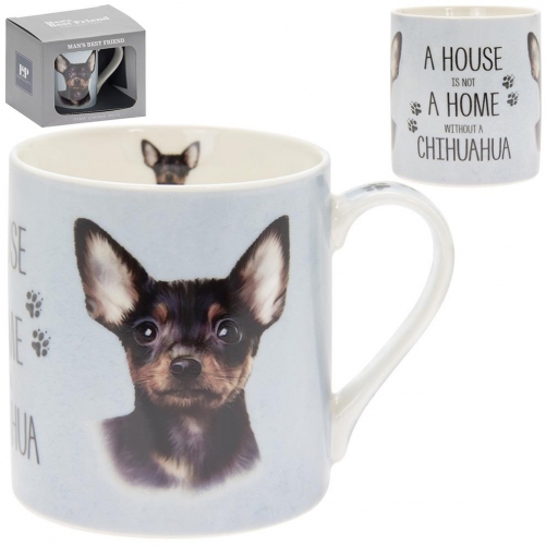 Fine China Chihuahua Mug Single