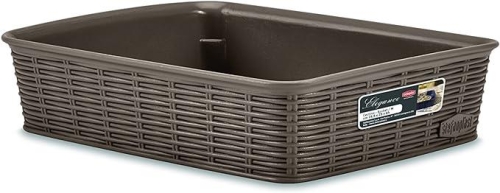 Elegance basket Medium Dove Grey