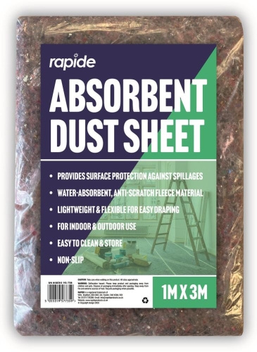 RAPIDE Absorbent Dust Sheet 1M X 3M