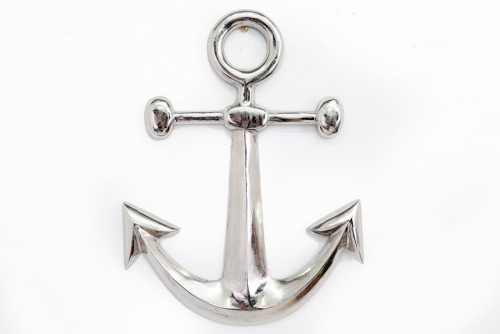 Home Decorative Silver Anchor Wall Decoration