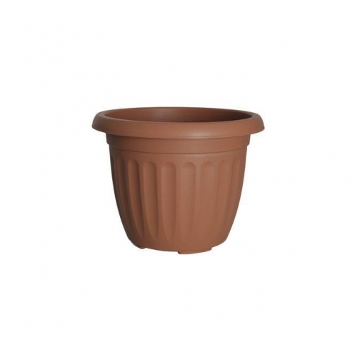 Whitefurze Athens Round Brown Planter 30cm