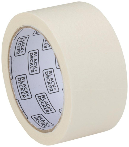 Masking Tape 48mm x 25m Beige Paper Clean Removal Easy Tear for Painting Walls