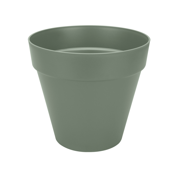 Loft Urban Round 40cm Pistachio Green Flowerpot with Wheels and Water Reservoir