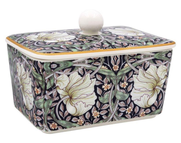 Pimpernel Butter Dish Fine China Multi Color Elegant Design for Butter Storage