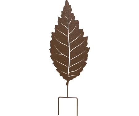 Poplar Leaf Decorative Plant Support Rust