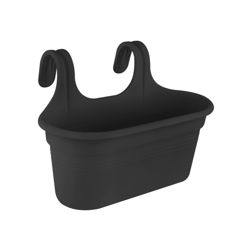 Green Basics Easy Hanger Large Living Black Planter Eco Friendly Balcony Use