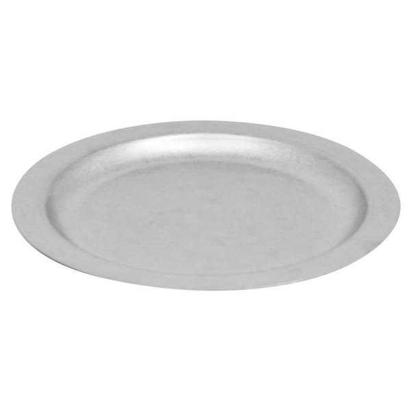 Vintage Steel Deep Plate 20cm Stainless Steel Rustic Design Dishwasher Safe