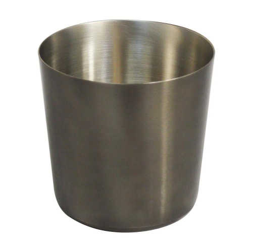 Large Presentation Cup 8.5cm Black Stainless Steel Food Serving Display
