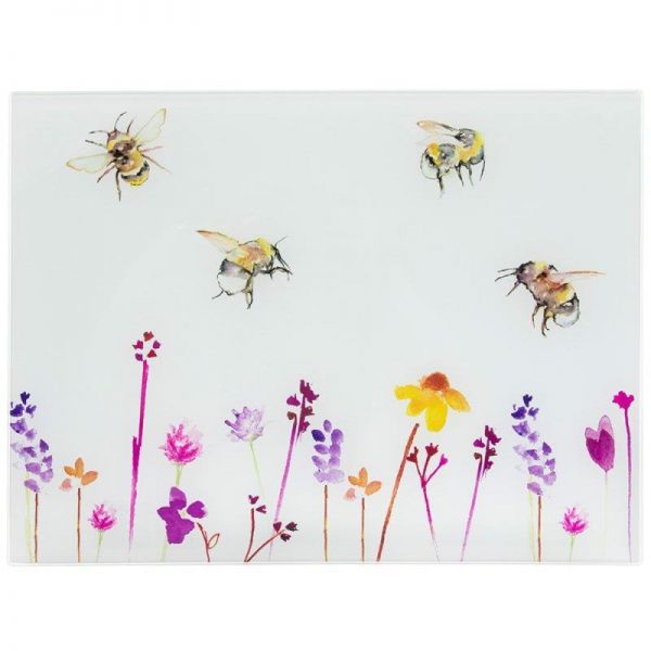 Busy Bees Glass worktop saver chopping Board  cutting Borad