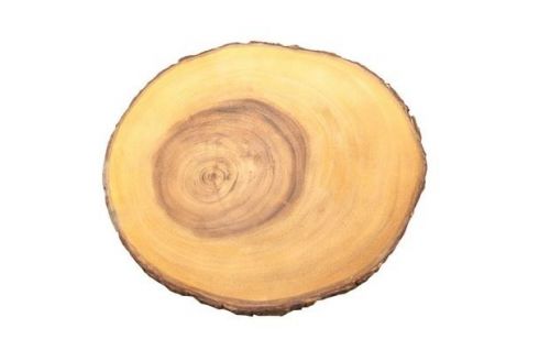 Round Rustica Wood 32-37cm Choping Serving Board