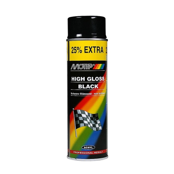 High Gloss Black Paint 500ml