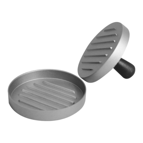 Aluminium Burger Press 12cm Round Patty Maker with Ergonomic Handle 9cm Height