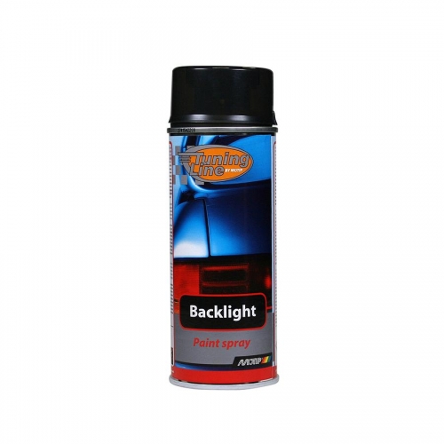 Motip Black Backlight Lacquer Spray Paint 400ml