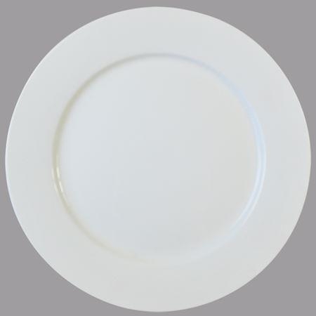 Orion Wide Rim Plate 26cm 10in White