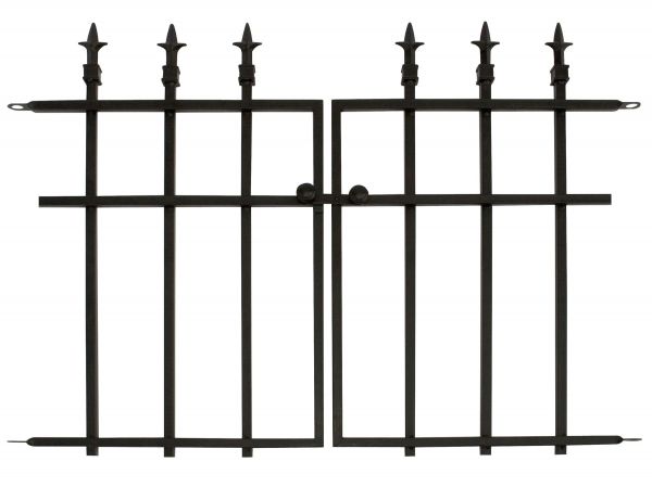 Panacea Classic Finial Gate Black stylish