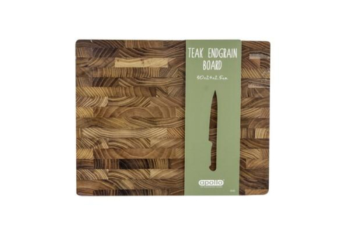 Teak Endgrain Cutting Board 30x24 Durable Knife Friendly and Stylish Design