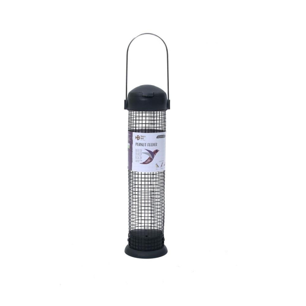 Essentials Plus Peanut Feeder Durable Metal Sleek Design 420g Capacity